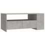 Voir la diapositive 2 : VIDAXL Table basse gris beton 102x55x42 cm bois d'ingenierie