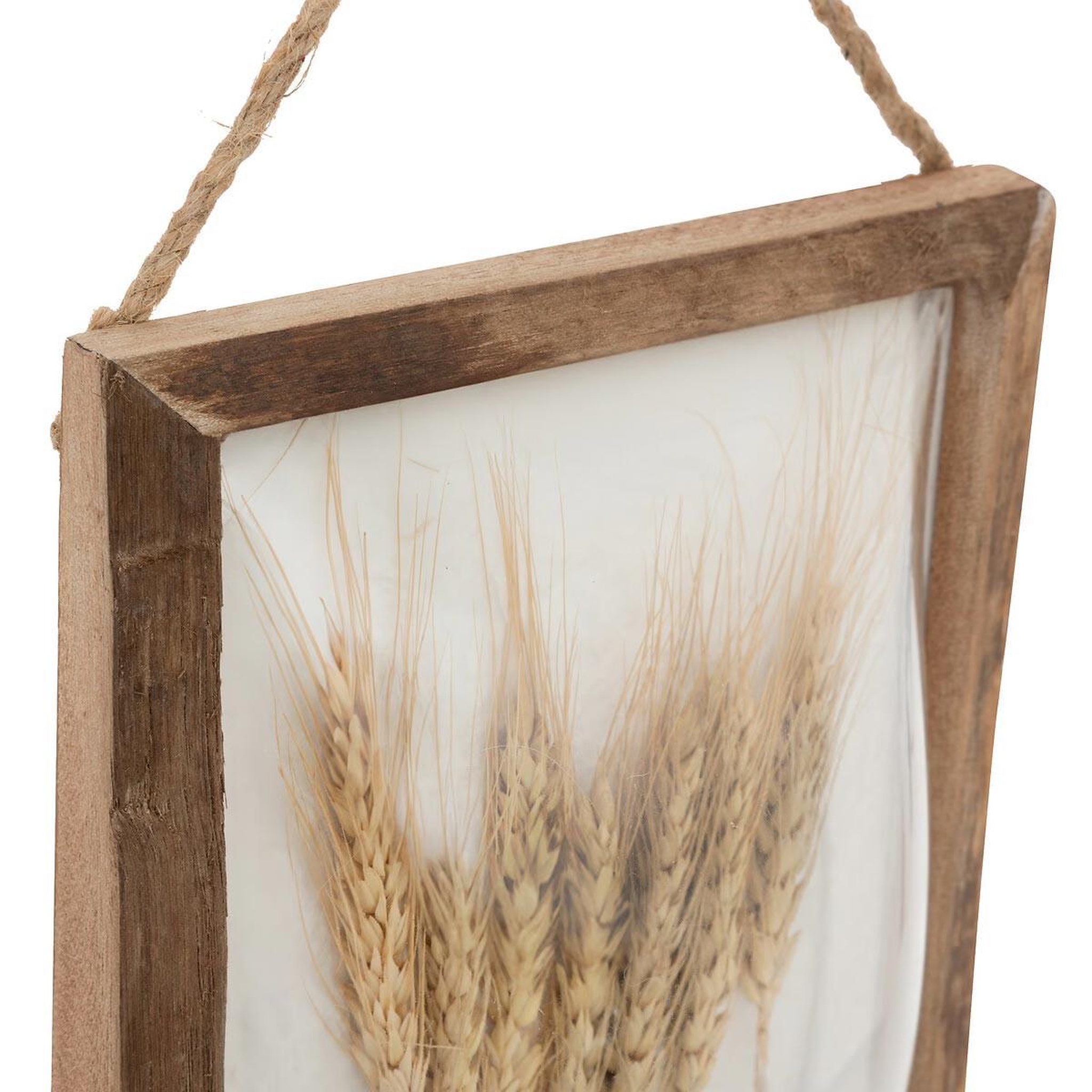 Voir la diapositive 2 : ATMOSPHERA Déco murale bombée blés  jonas  34cm marron