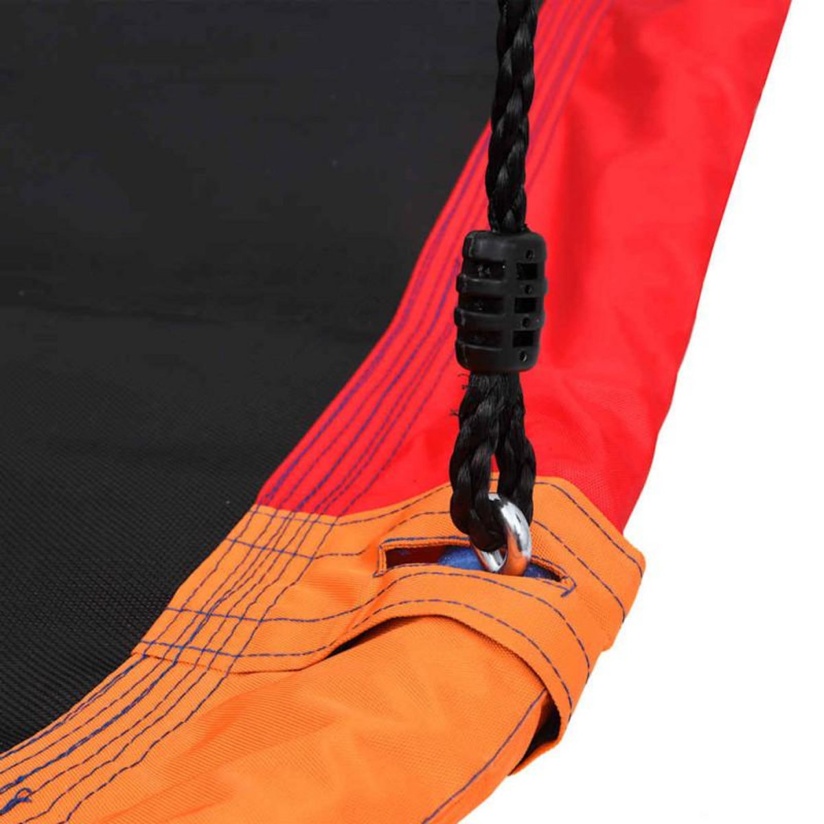 VIDAXL Balançoire nid d oiseau avec fanions 165x70 cm