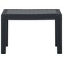Voir la diapositive 5 : VIDAXL Salon de jardin 3 pcs avec coussins Plastique Gris