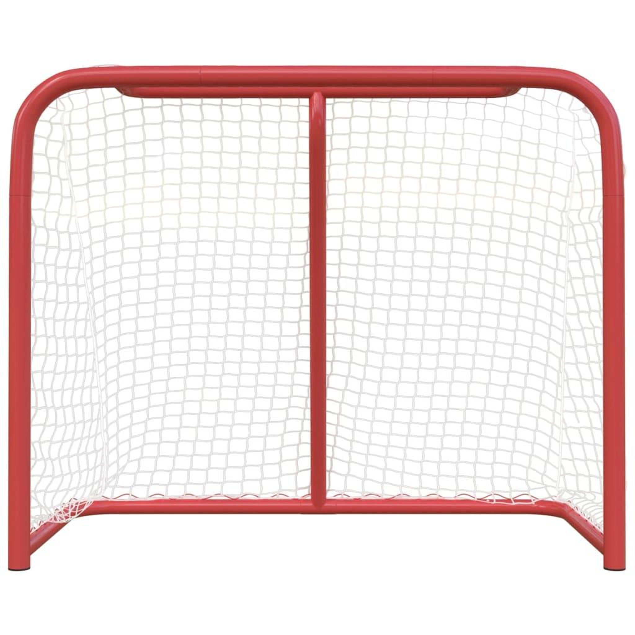 Voir la diapositive 3 : VIDAXL But de hockey rouge et blanc 183x71x122 cm polyester