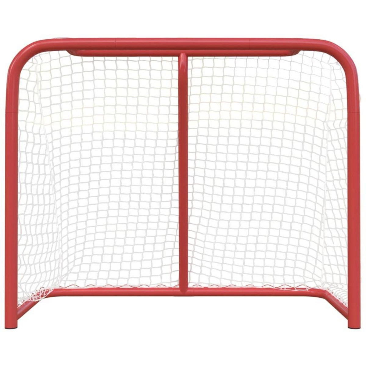 VIDAXL But de hockey rouge et blanc 183x71x122 cm polyester