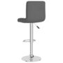 Voir la diapositive 5 : VIDAXL Tabouret de bar Gris fonce Tissu