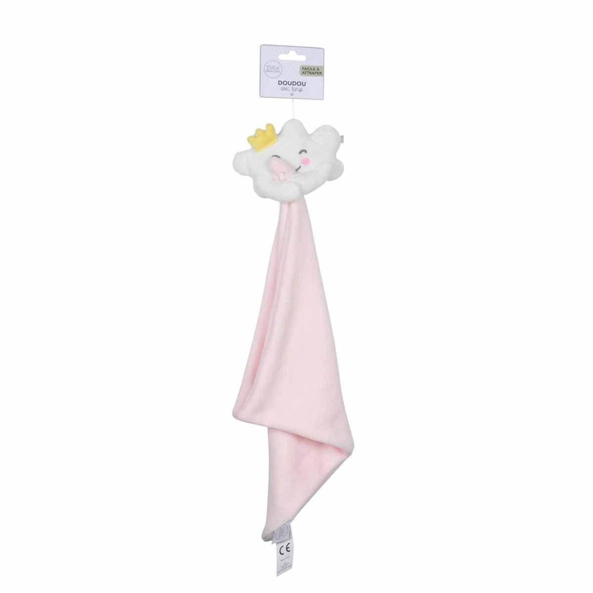 Paris Prix Doudou avec Lange  Nuage  33cm Rose