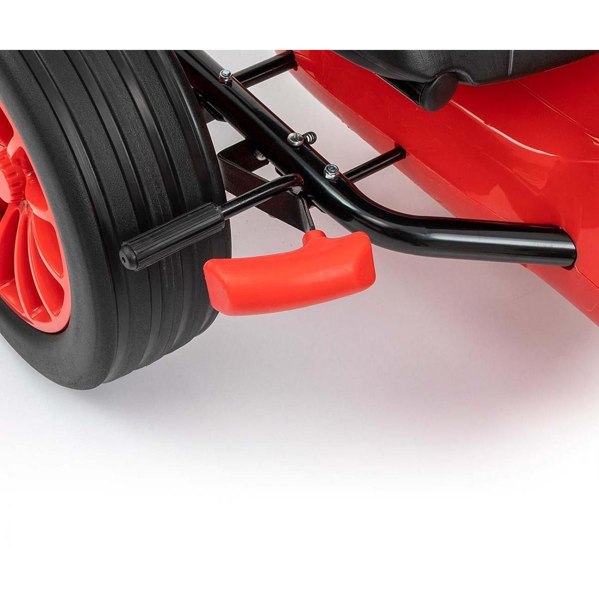 MILLY MALLY Kart à Pédales Rocket Rouge - Véhicule de Course pour Enfants