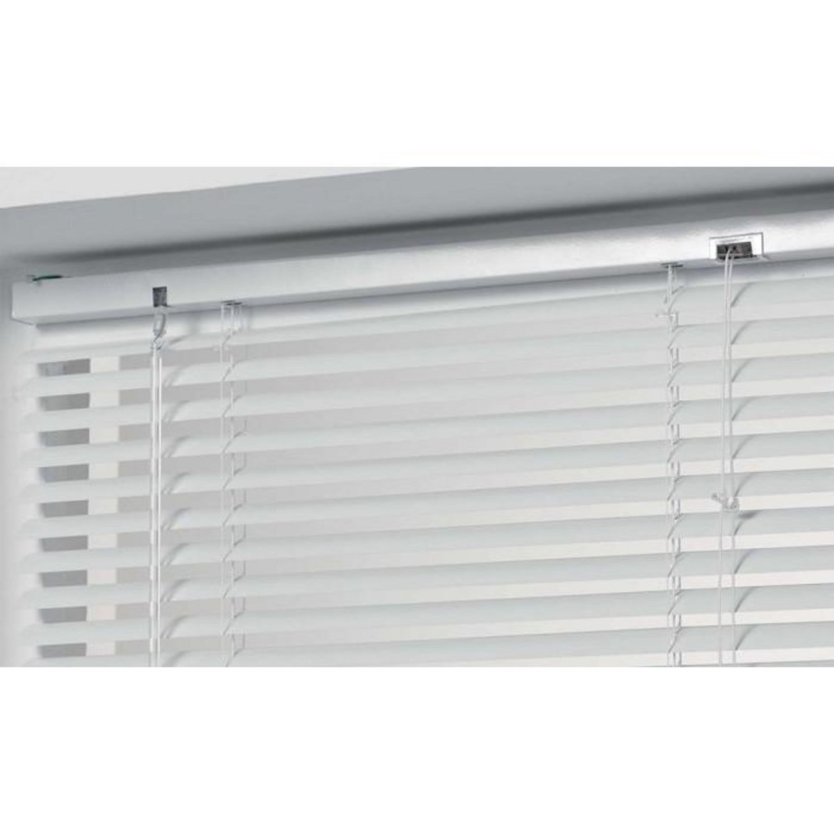 Paris Prix Store à Lamelles  Vénitien  90x180cm Blanc