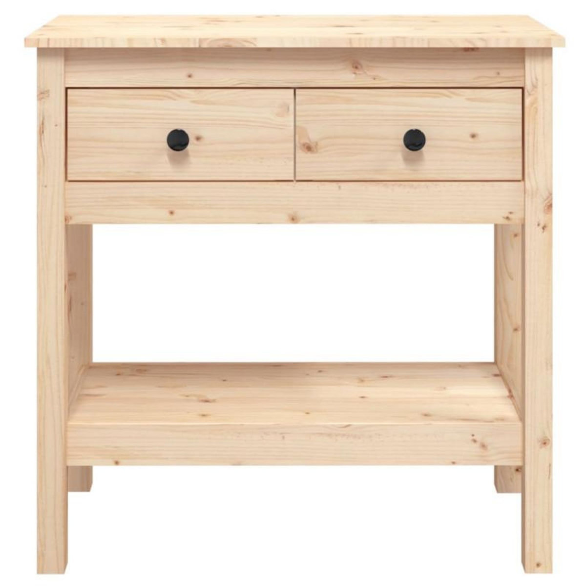 VIDAXL Table console 75x35x75 cm Bois massif de pin