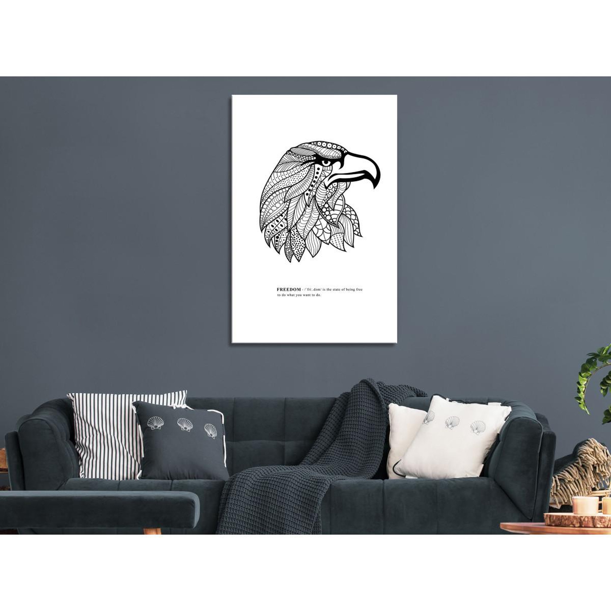 Voir la diapositive 2 : Paris Prix Tableau Imprimé  Eagle of Freedom
