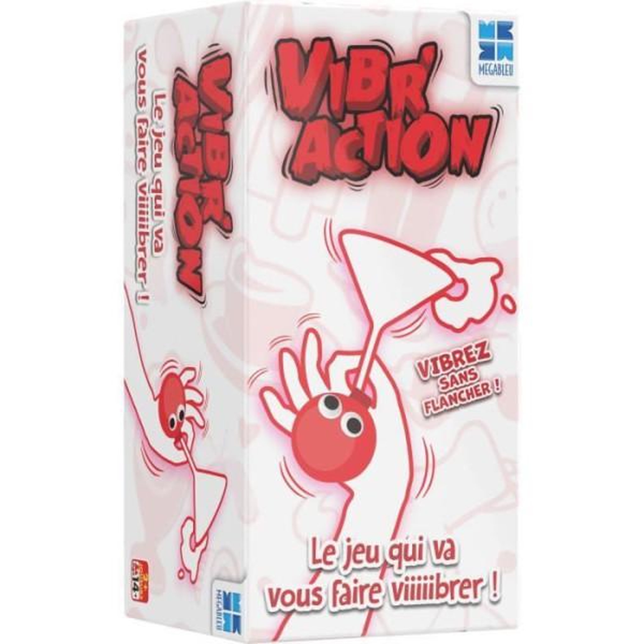 Megableu Jeu de société - megableu - vibr'action - 200 défis vibrants a relever avec bracelet