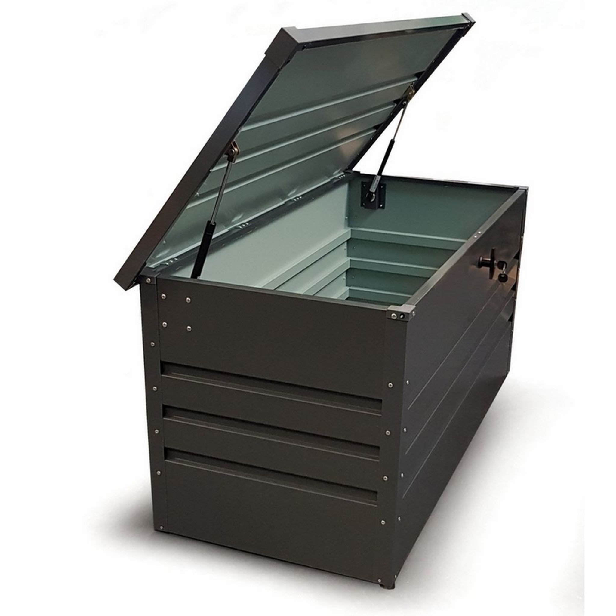 Voir la diapositive 3 : Givex Coffre de jardin - 600L - 165x62x70cm - STUFF