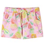 VIDAXL Short pour enfants à cordon de serrage rose pâle 104