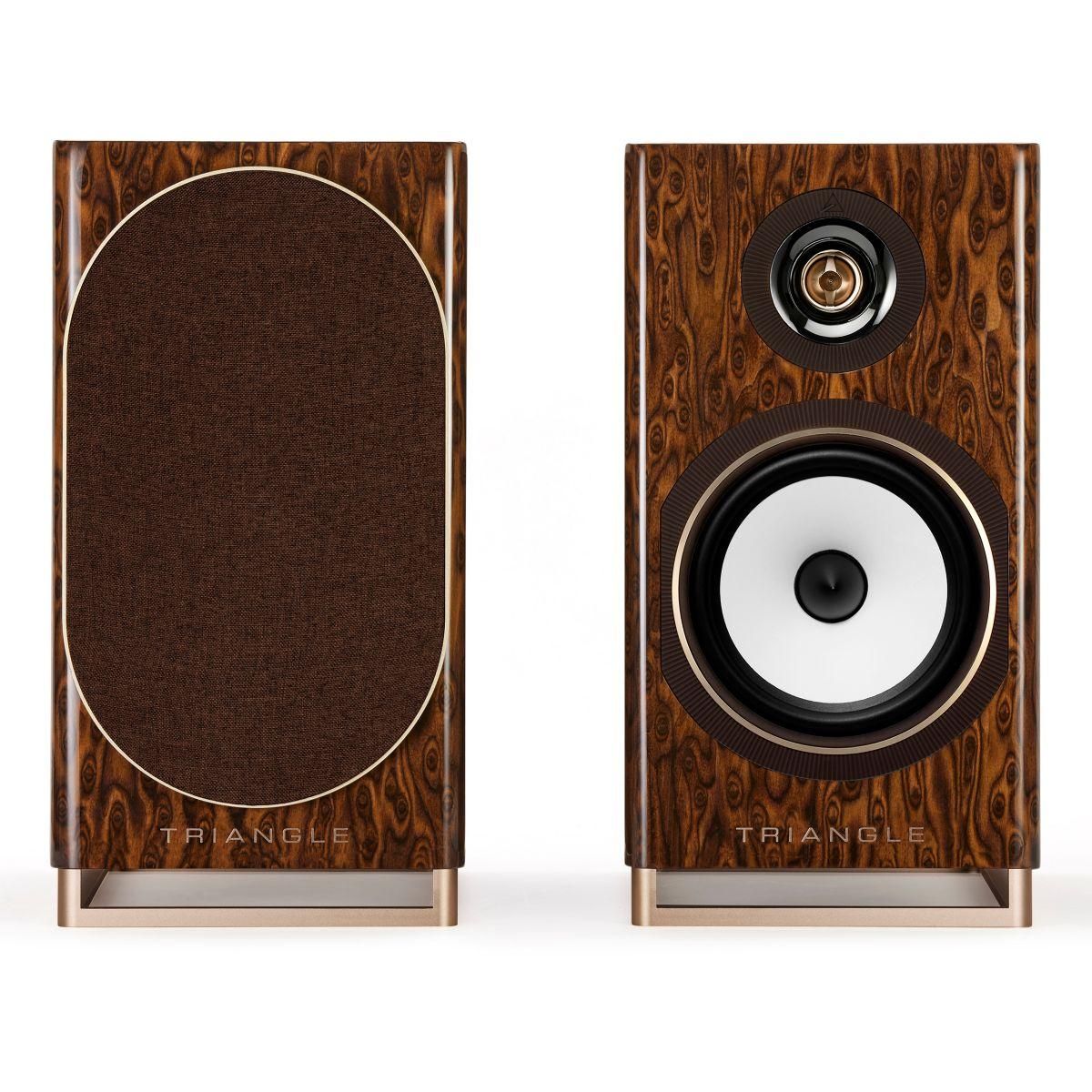 Triangle Enceinte bibliothèque active Capella Nébuleuse Brune