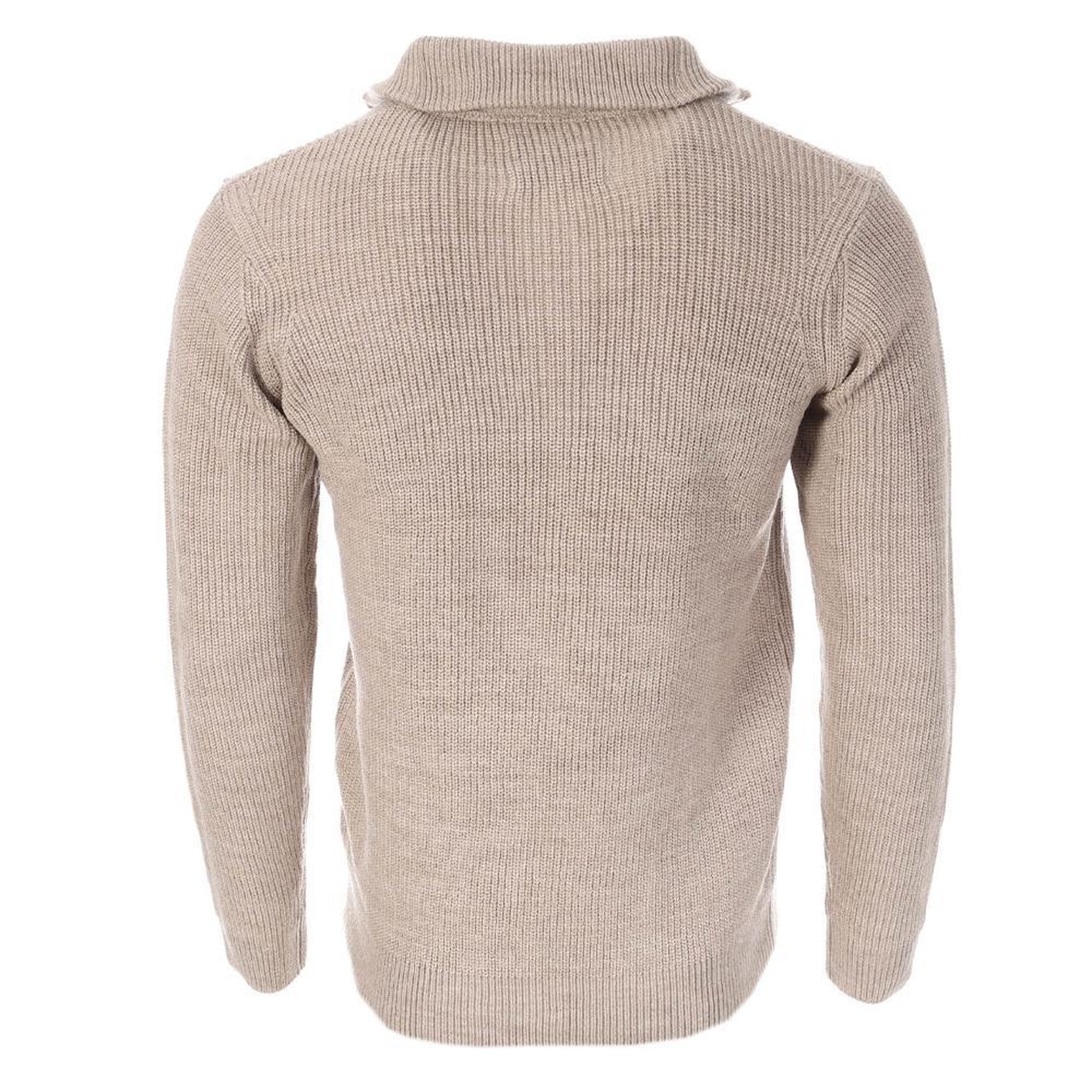 Voir la diapositive 2 : RMS 26 Pull 1/4 Zip Beige Homme RMS26 Camioneur