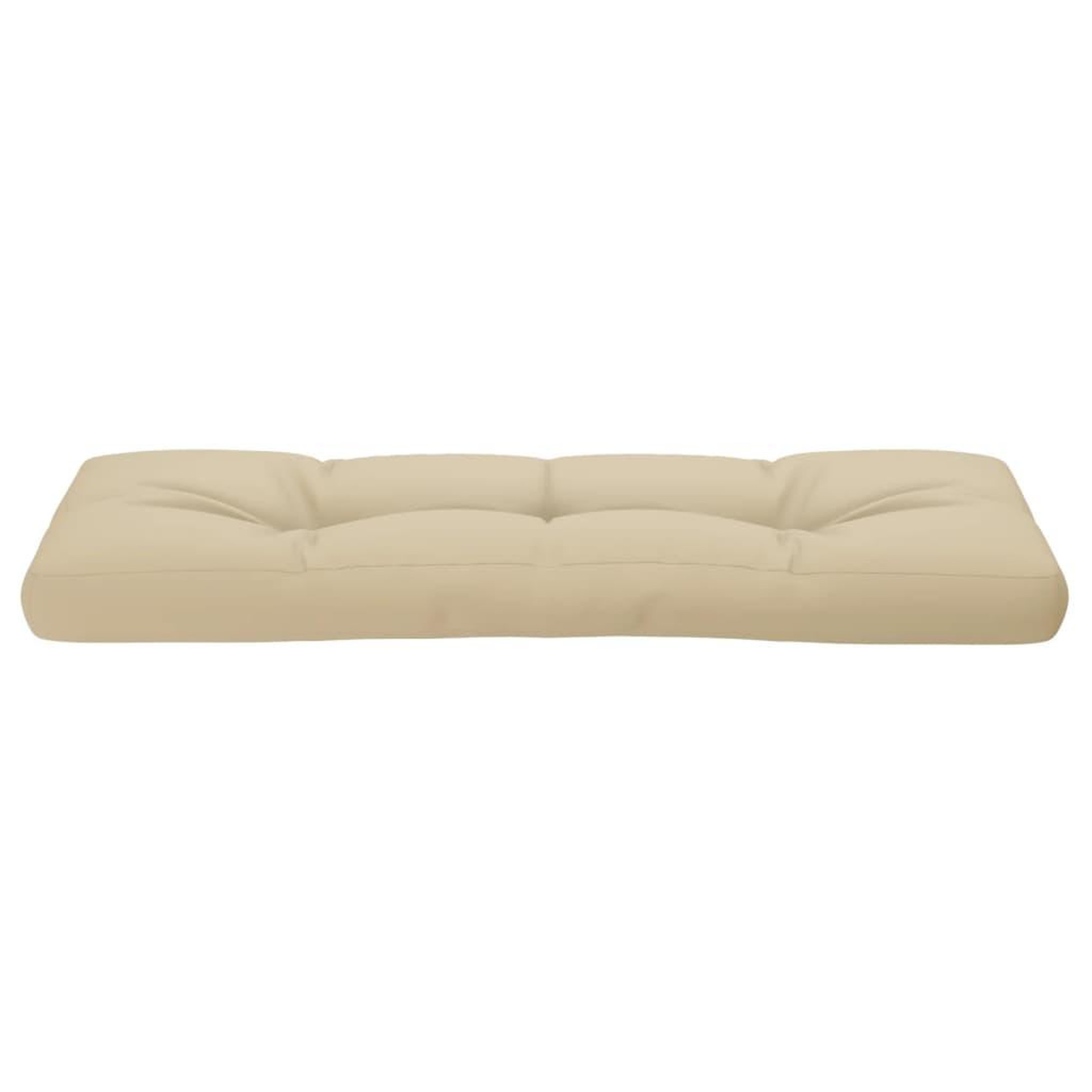 Voir la diapositive 5 : VIDAXL Coussin de palette beige 120x40x12 cm tissu