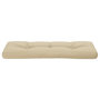 Voir la diapositive 5 : VIDAXL Coussin de palette beige 120x40x12 cm tissu