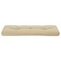 Voir la diapositive 5 : VIDAXL Coussin de palette beige 120x40x12 cm tissu