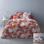 Voir la diapositive 4 : Dourev Housse de couette 240x220 Chika rouge + 2 taies