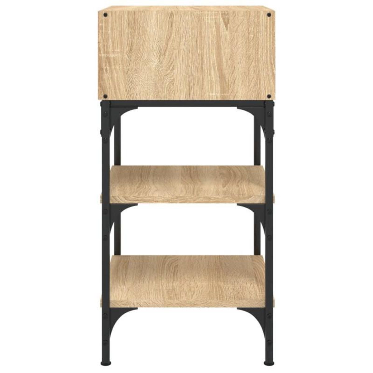 VIDAXL Tables de chevet 2 pcs chêne sonoma 35x34,5x70 cm