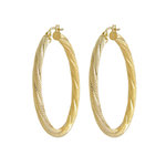 L'ATELIER D'AZUR Boucles d'Oreilles Créoles Or Jaune - Femme