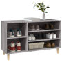 Voir la diapositive 4 : VIDAXL Armoire a chaussures Sonoma gris 102x36x60 cm Bois d'ingenierie