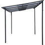 Voir la diapositive 4 : Habitat et Jardin Pergola tonnelle adossée  Marvin  - 3 x 3 m - 304 x 298 x 243 cm - Gris foncé