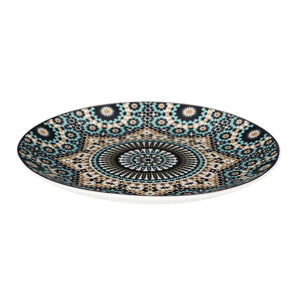 Paris Prix Lot de 6 Assiettes à Dessert  Noura  20cm Multicolore