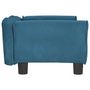 Voir la diapositive 4 : VIDAXL Lit pour chien bleu 70x45x30 cm velours