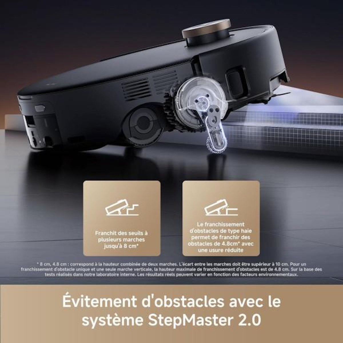 MOVA Robot Aspirateur Laveur Z60 Ultra Roller Complete