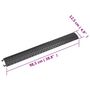 Voir la diapositive 6 : VIDAXL Rampes de protection de cable 2 pcs 98,5 cm Noir