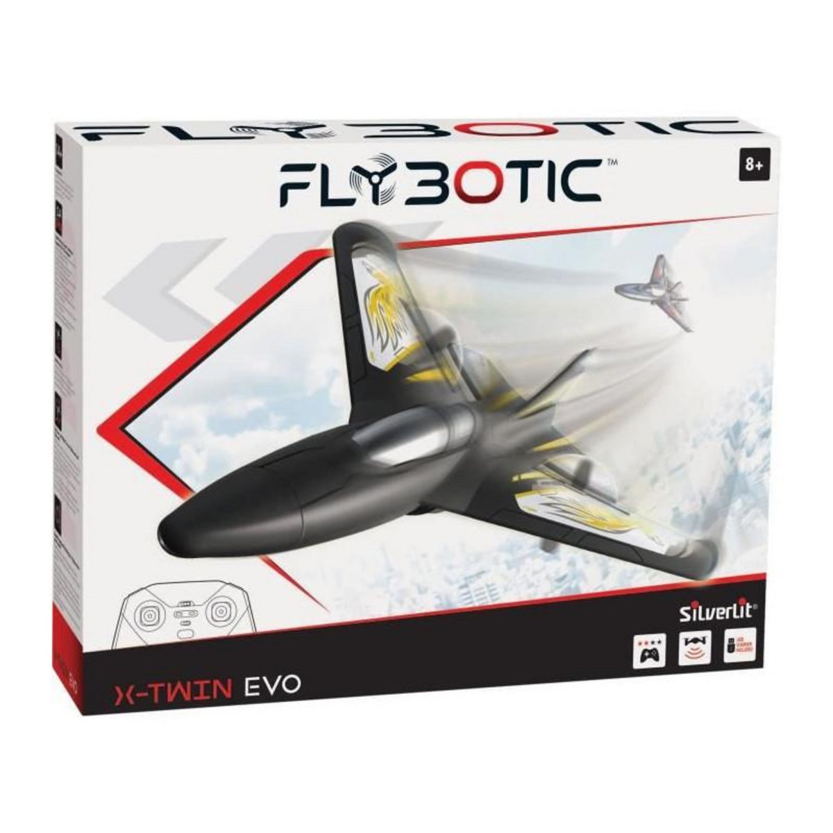 FLYBOTIC SILVERLIT - AVION RADIOCOMMANDE X-TWIN ASST