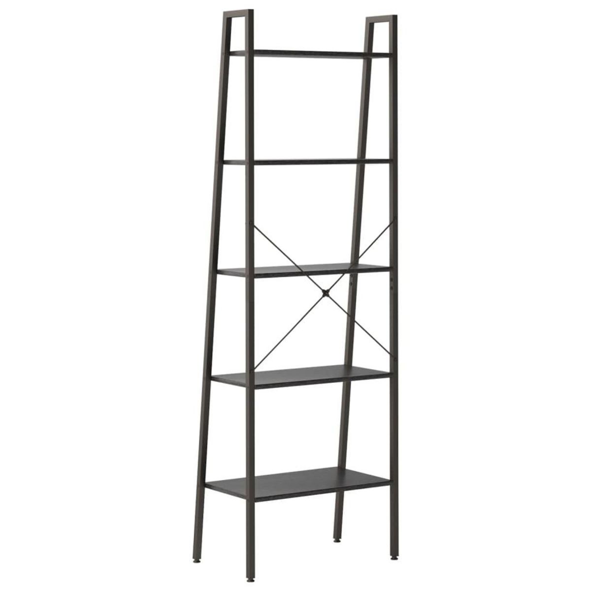 VIDAXL Etagere sur pied 5 niveaux Noir 56x35x174 cm