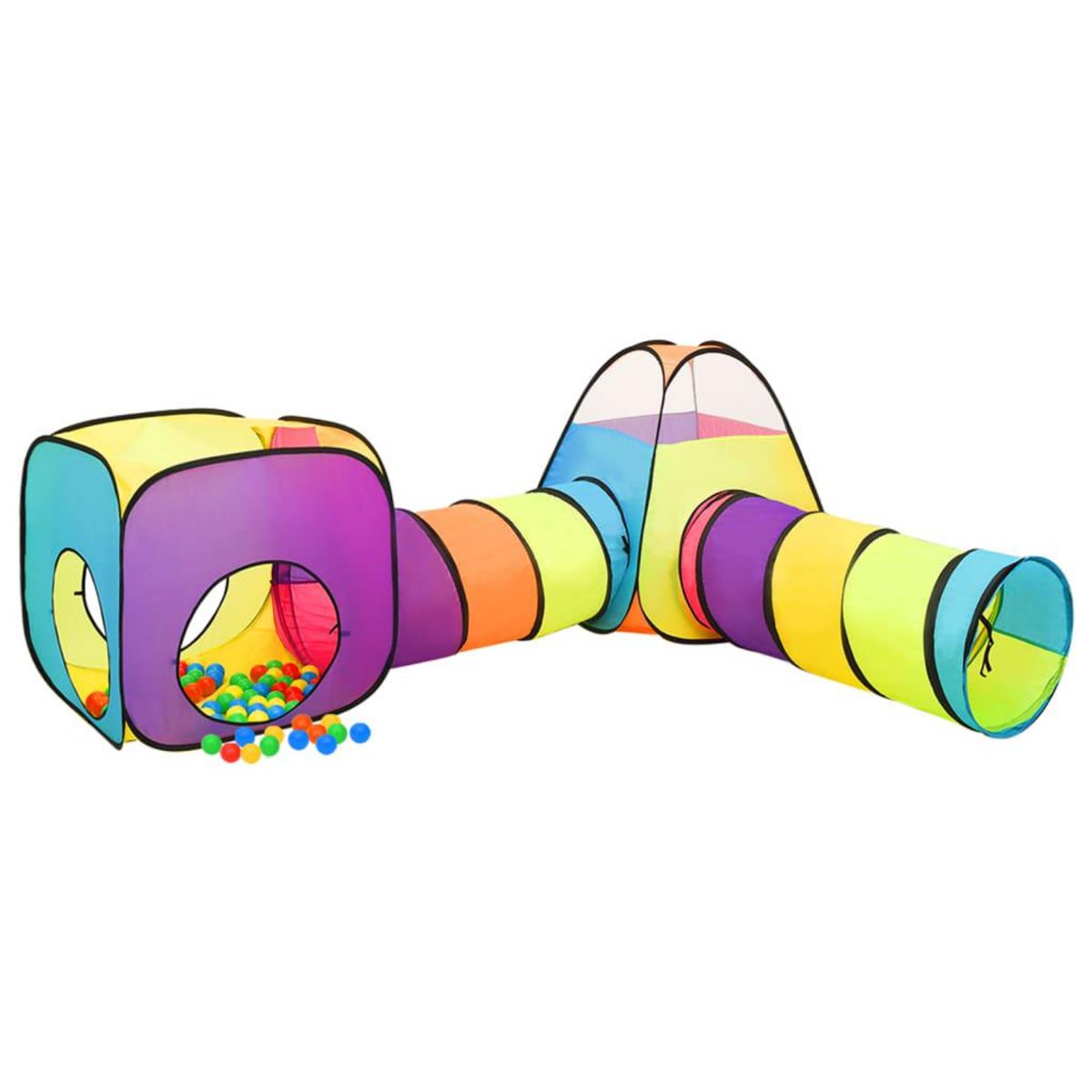 VIDAXL Tente de jeu pour enfants avec 250 balles Multicolore
