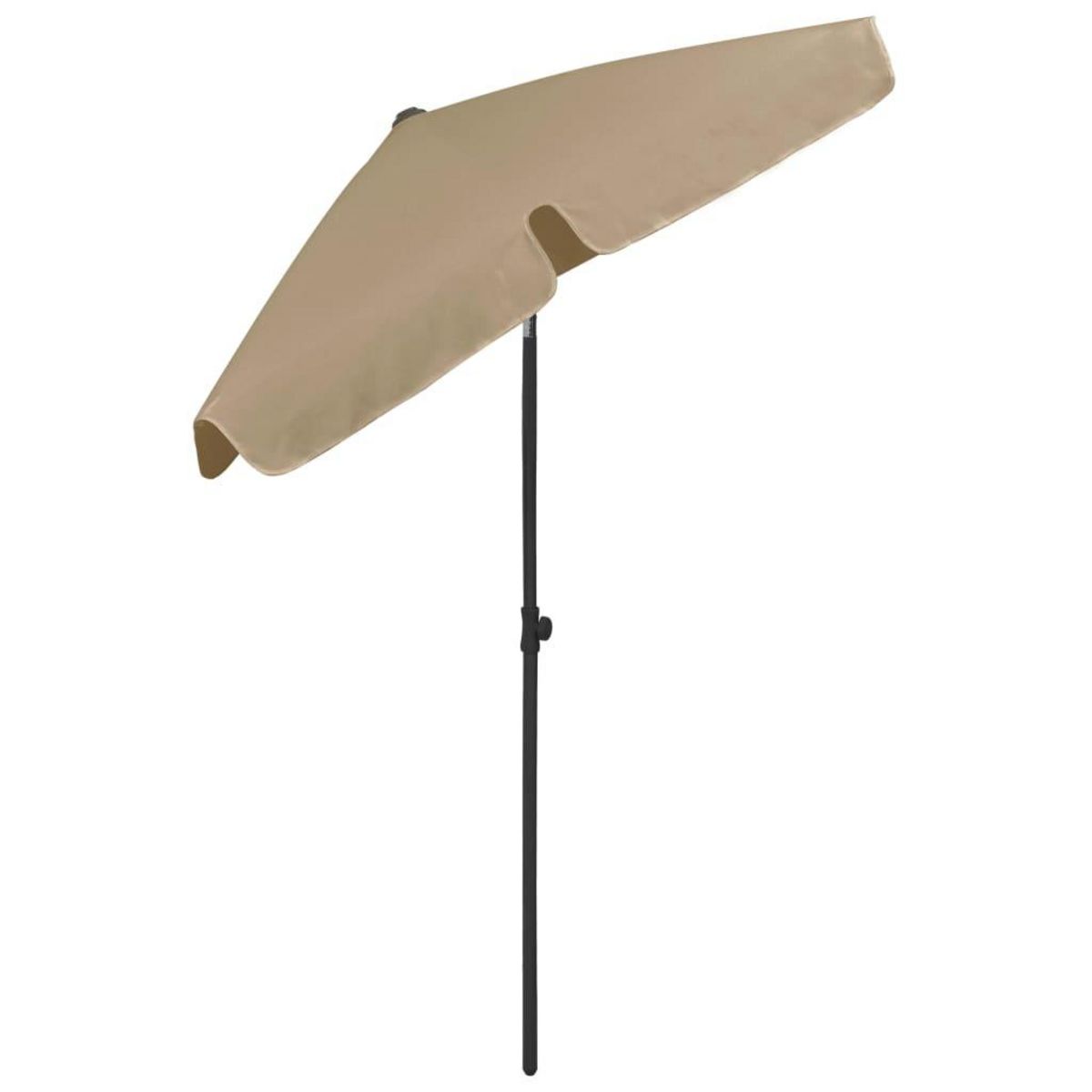 VIDAXL Parasol de plage taupe 180x120 cm