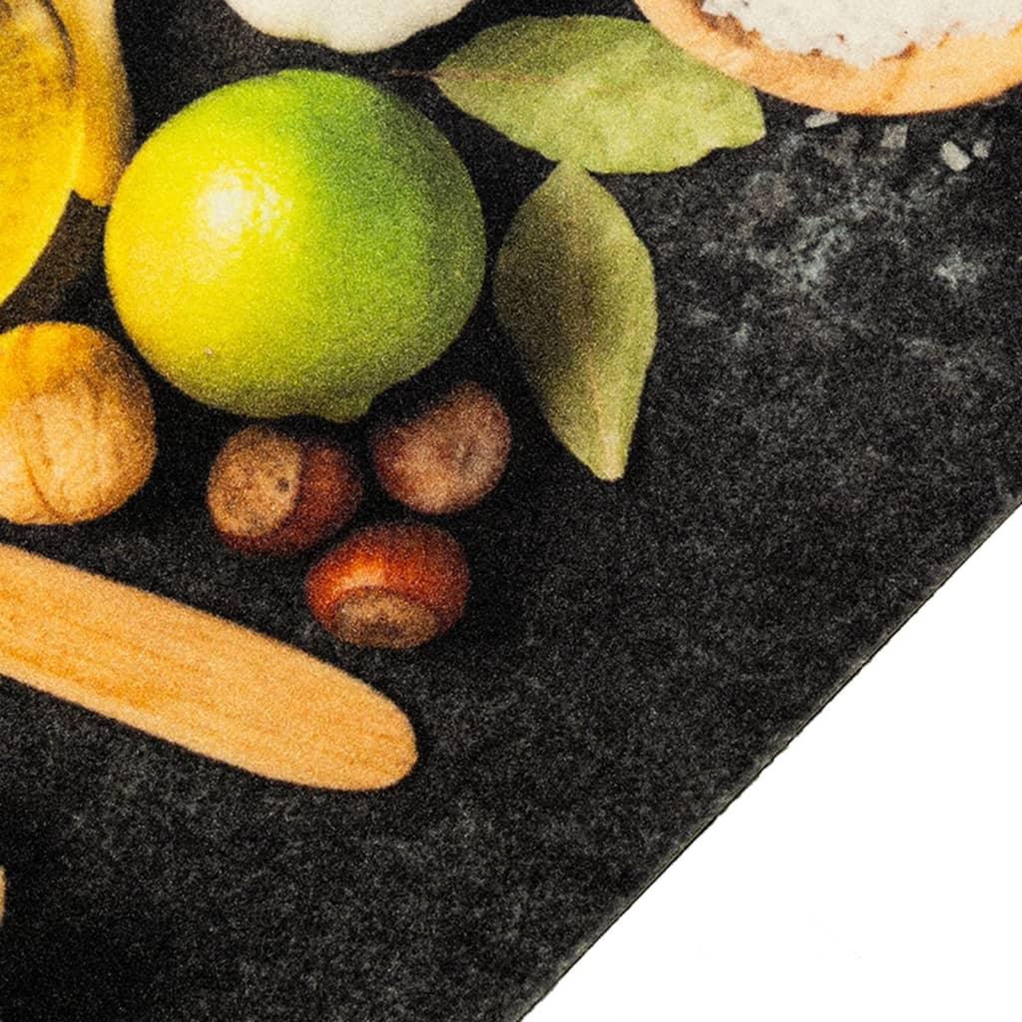 Voir la diapositive 3 : VIDAXL Tapis de cuisine lavable impression d'epices 45x150 cm velours