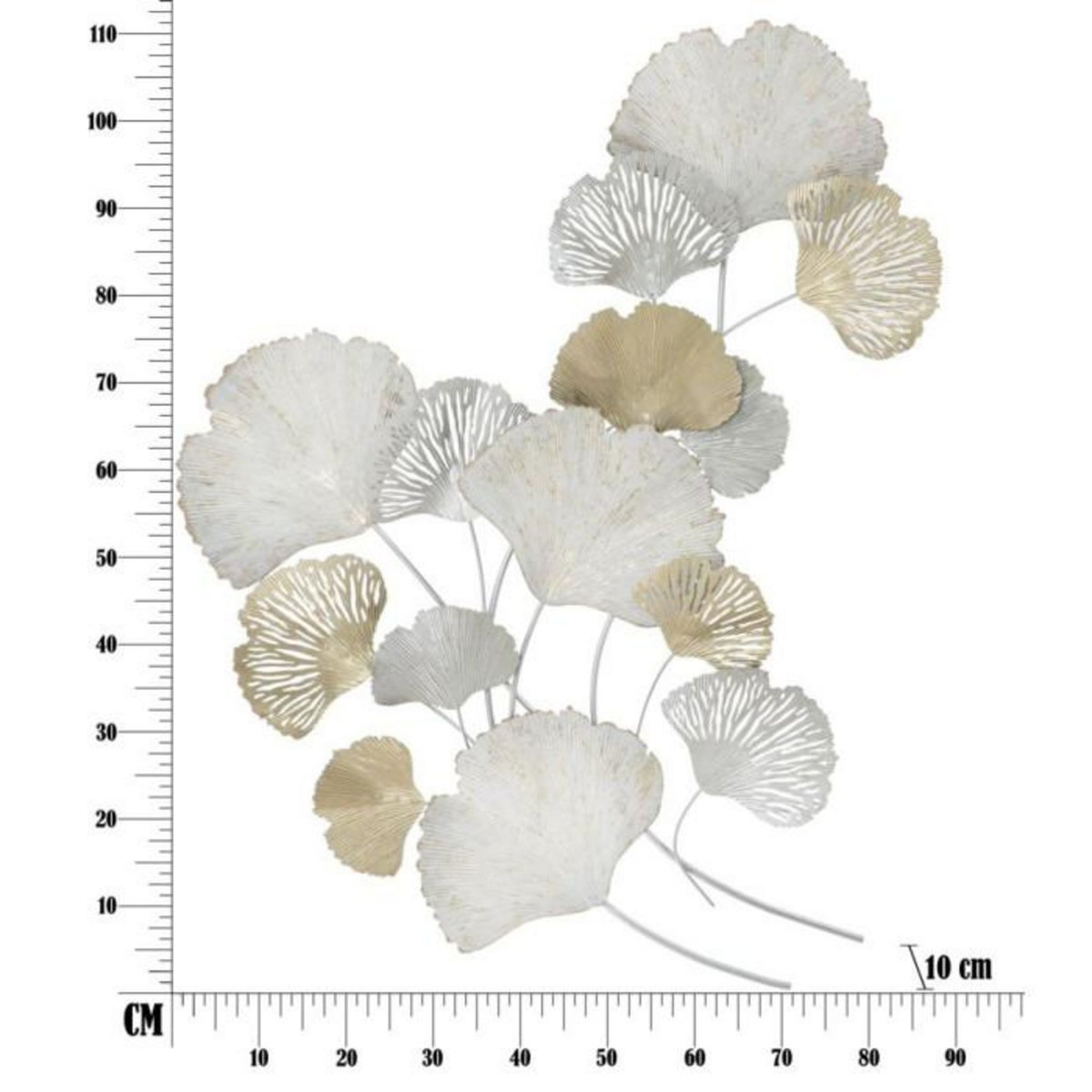 Paris Prix Décoration Murale en Métal  Silvy  113cm Multicolore