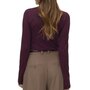 Voir la diapositive 4 : Vero Moda Pull Mauve Femme Vero Moda Happiness 95