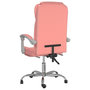 Voir la diapositive 5 : VIDAXL Fauteuil inclinable de bureau Rose Similicuir