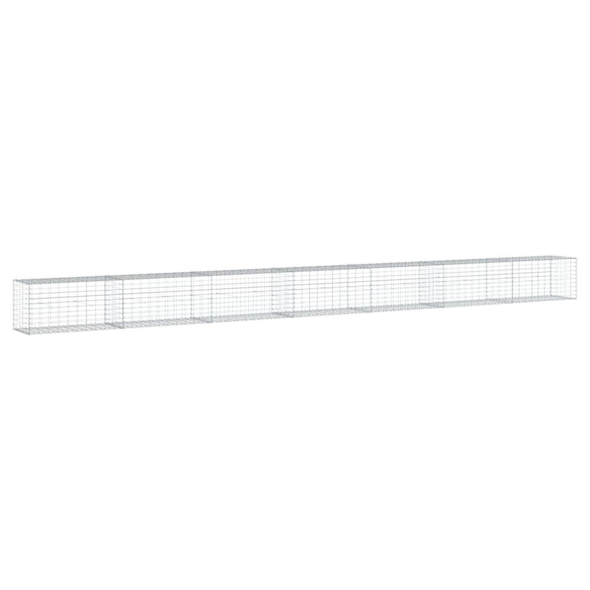 Voir la diapositive 5 : VIDAXL Panier gabion avec couvercle 700x50x50 cm fer galvanise