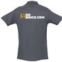 Voir la diapositive 2 : NOTRE SELECTION Polo sobrico noir 100% coton TL