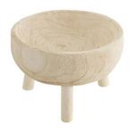 Paris Prix Coupelle sur Trépied en Bois  Jenny  28cm Blanc