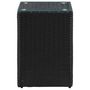 Voir la diapositive 4 : VIDAXL Tables d'appoint 3 pcs et dessus en verre Noir Resine tressee