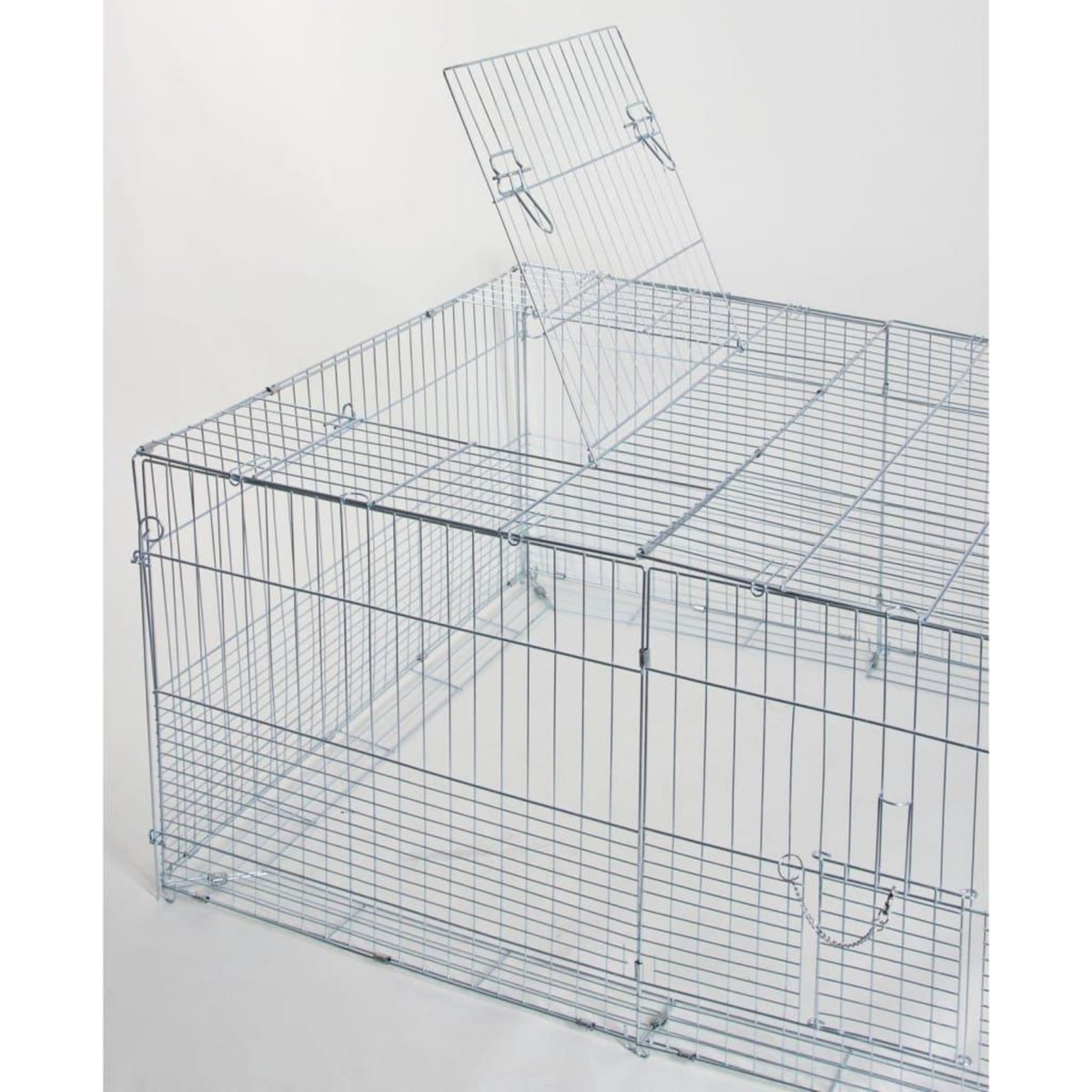 KERBL Kerbl Enclos pour petits animaux avec barriere de fuite 144x112x60 cm