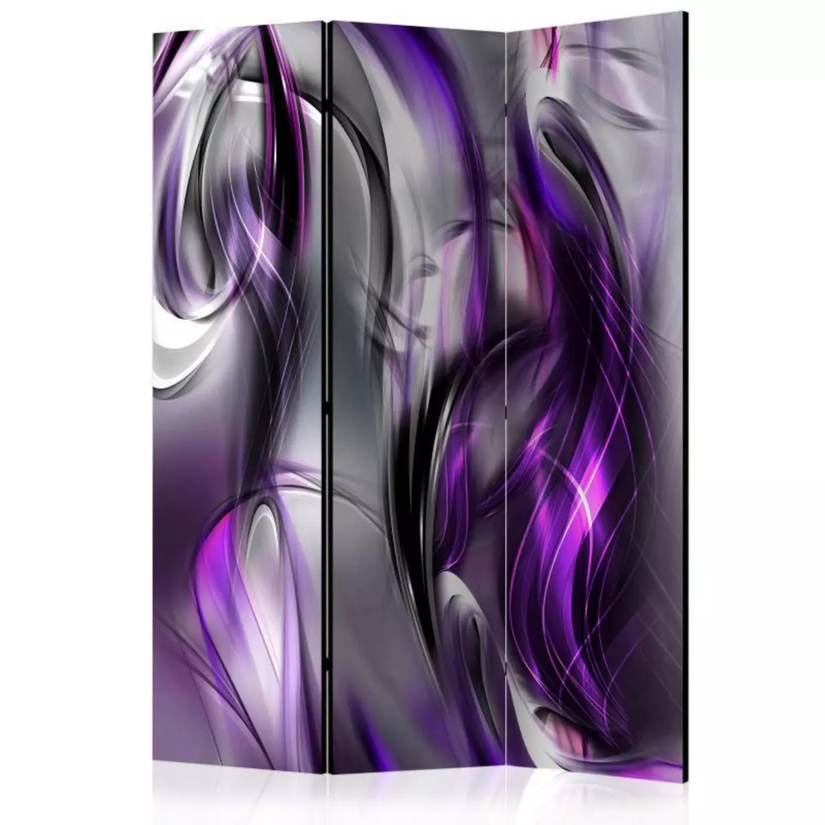Paris Prix Paravent 3 Volets  Purple Swirls  135x172cm