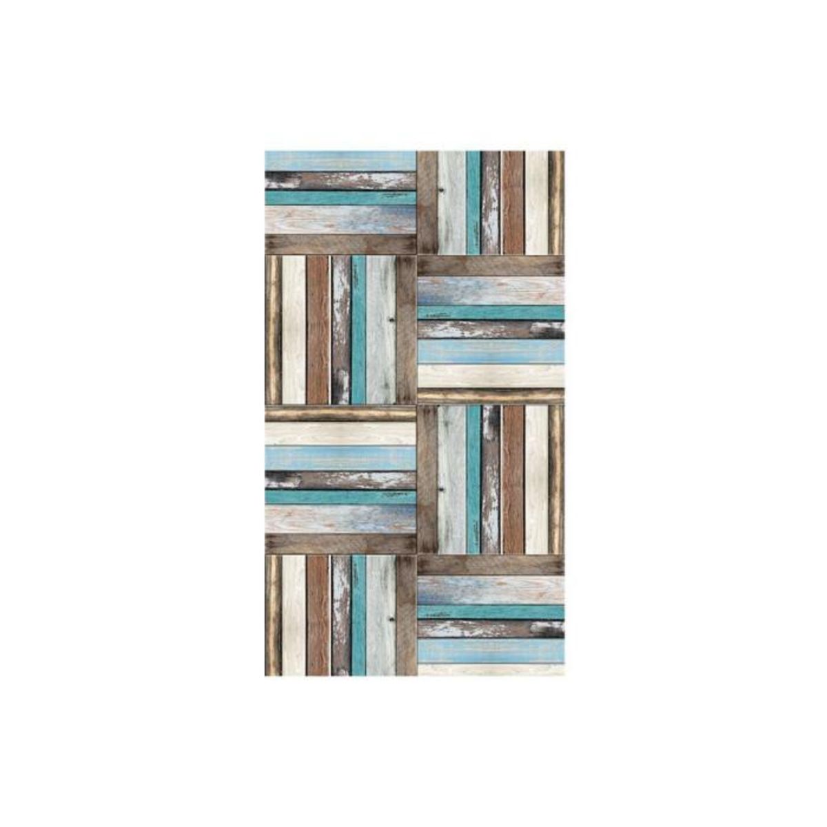 Paris Prix Papier Peint  Wooden Weave of Colors  50x1000cm