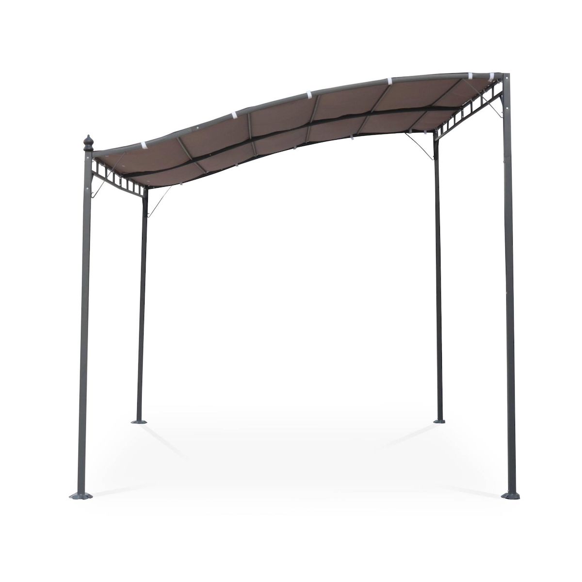 SWEEEK Pergola adossée 3x2,5m - Brestum - Pergola murale