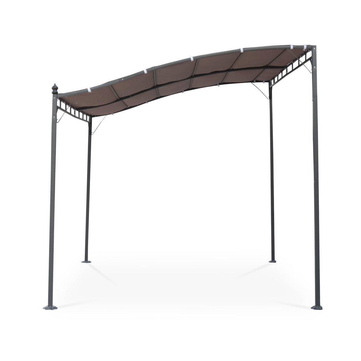 SWEEEK Pergola adossée 3x2,5m - Brestum - Pergola murale