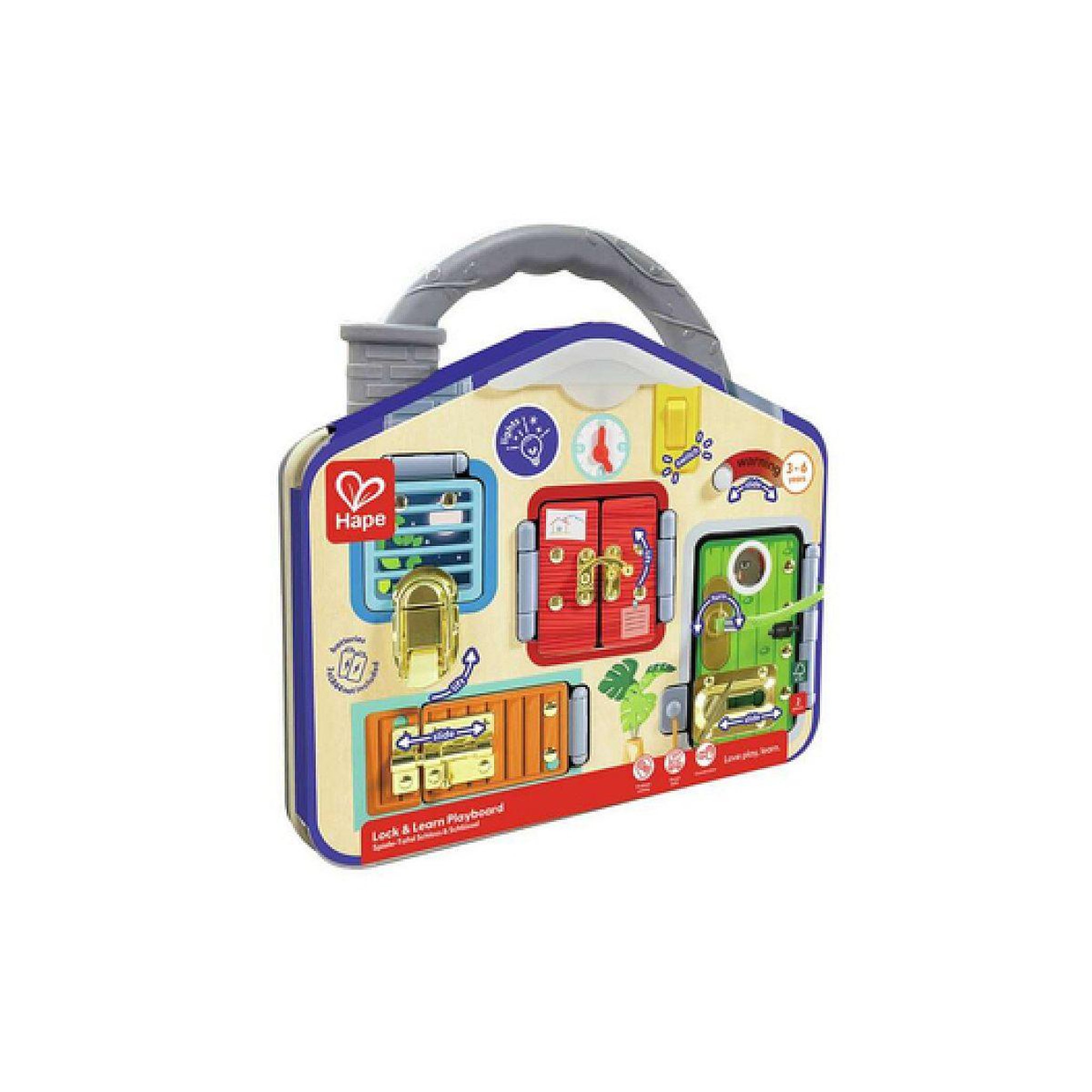 Voir la diapositive 2 : Hape Lock  and  learn playboard multi fermetures