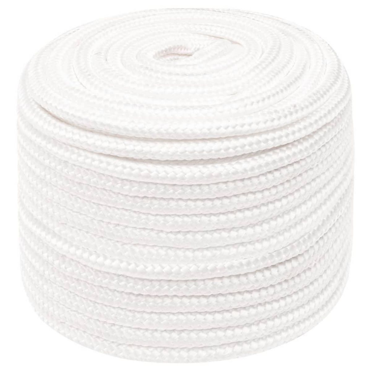 VIDAXL Corde de bateau Blanc complet 14 mm 100 m Polypropylene