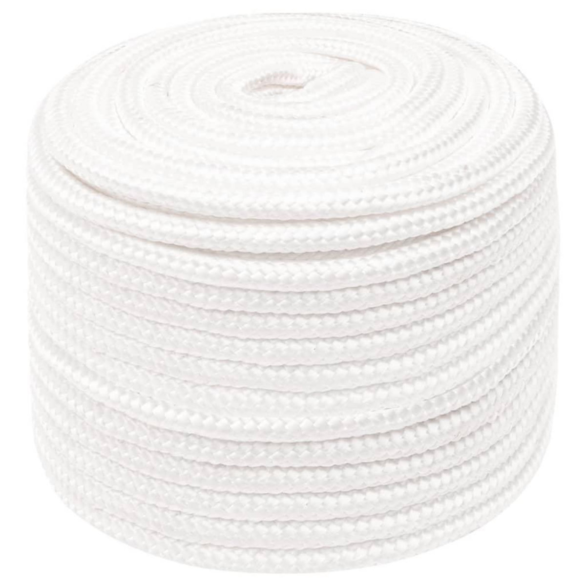 VIDAXL Corde de bateau Blanc complet 14 mm 100 m Polypropylene