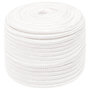 Voir la diapositive 2 : VIDAXL Corde de bateau Blanc complet 14 mm 100 m Polypropylene